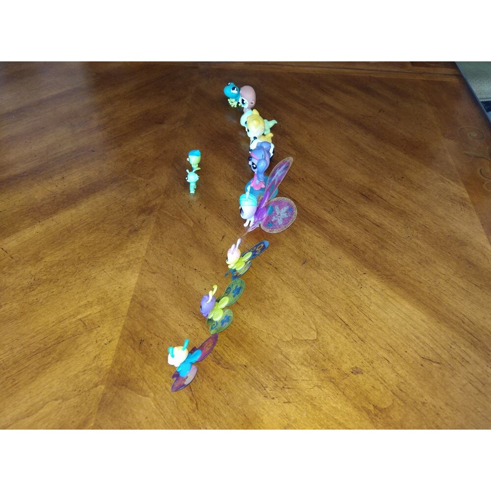 Littlest Pet Shop Lot 12 Pets LPS Butterfly Monkey Caterpillar Magic Motion Cat - Picture 9 of 15